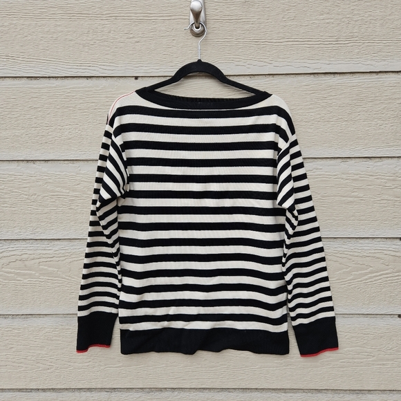 Grey by Jason Wu oversized striped wool blend sweater XS small flaws - Picture 1 of 7